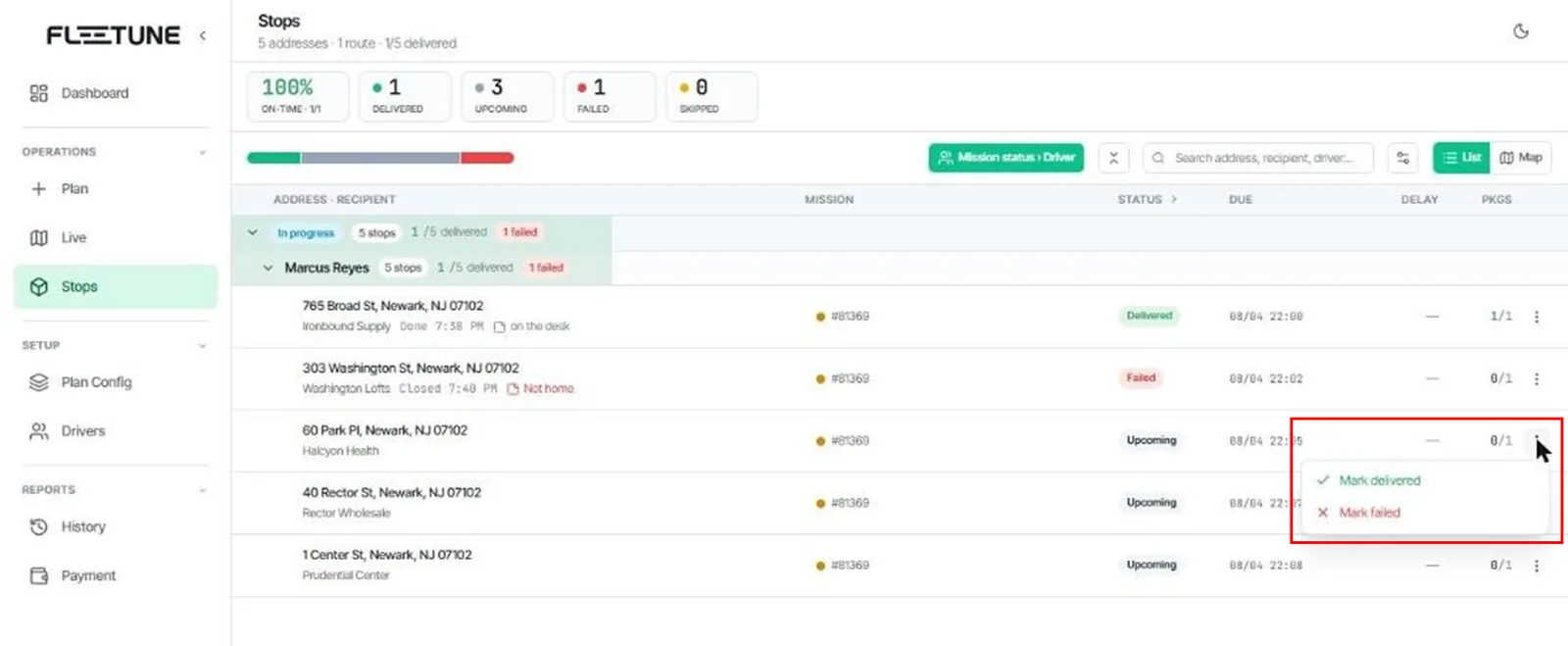 Track Stops Across All Routes (Stops Screen) — screenshot 2